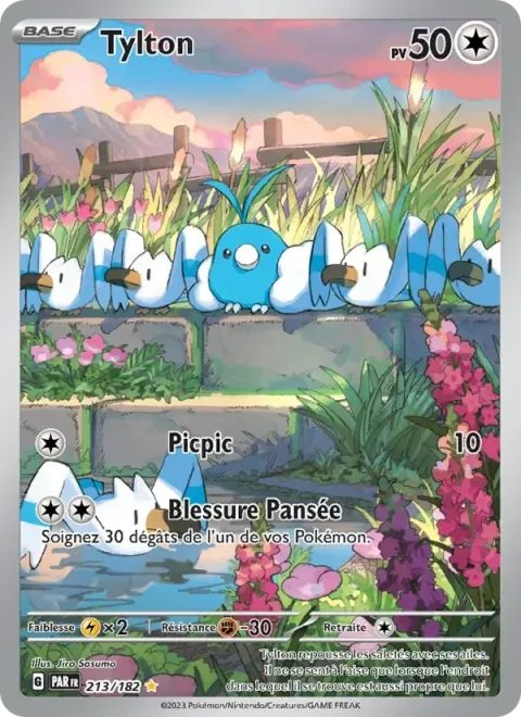 Carte Pokémon Tylton 213/182, extension Faille Paradoxe