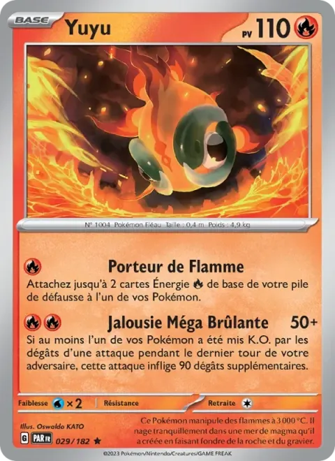 Carte Pokémon Yuyu 029/182, extension Faille Paradoxe