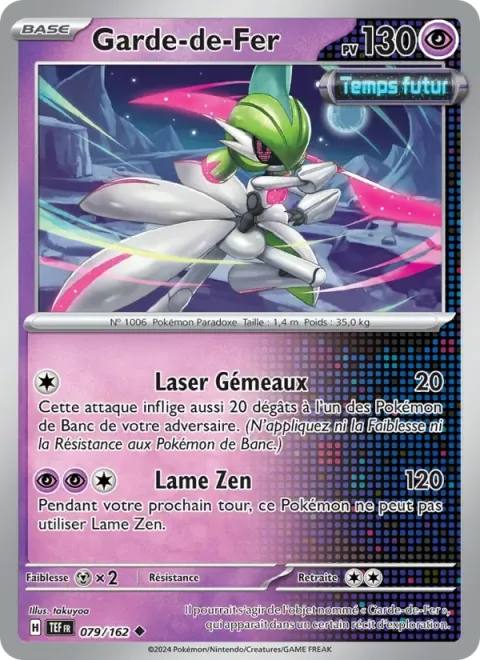 Carte Pokémon Garde-de-Fer 079/162, extension Forces Temporelles