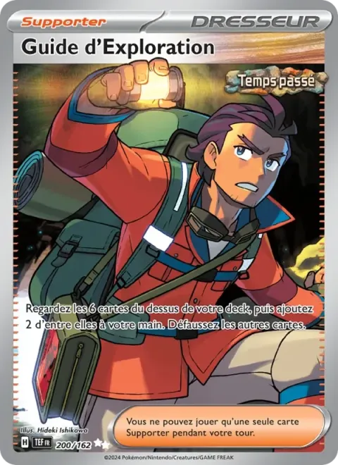 Carte Pokémon Guide d’Exploration 200/162, extension Forces Temporelles