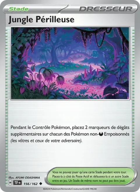 Carte Pokémon Jungle Périlleuse 156/162, extension Forces Temporelles