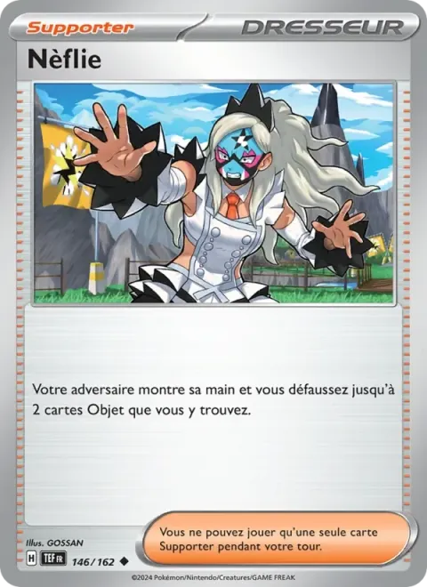 Carte Pokémon Nèflie 146/162, extension Forces Temporelles
