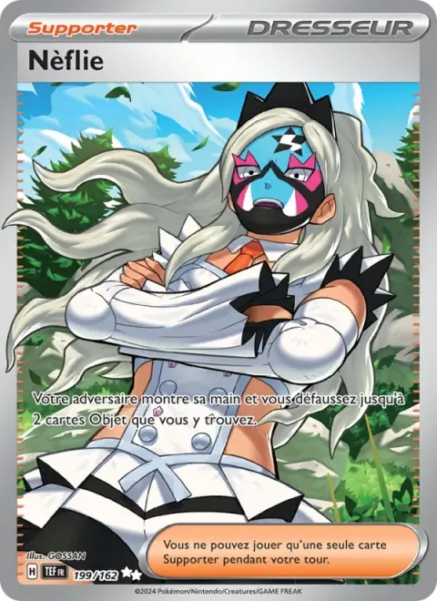 Carte Pokémon Nèflie 199/162, extension Forces Temporelles