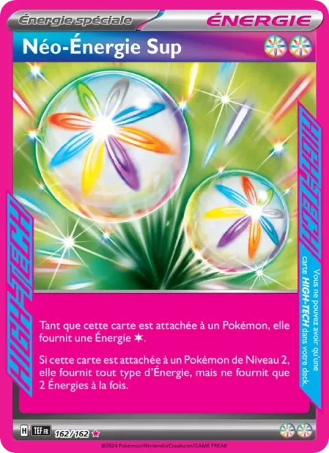 Carte Pokémon Néo-Énergie Sup 162/162, extension Forces Temporelles
