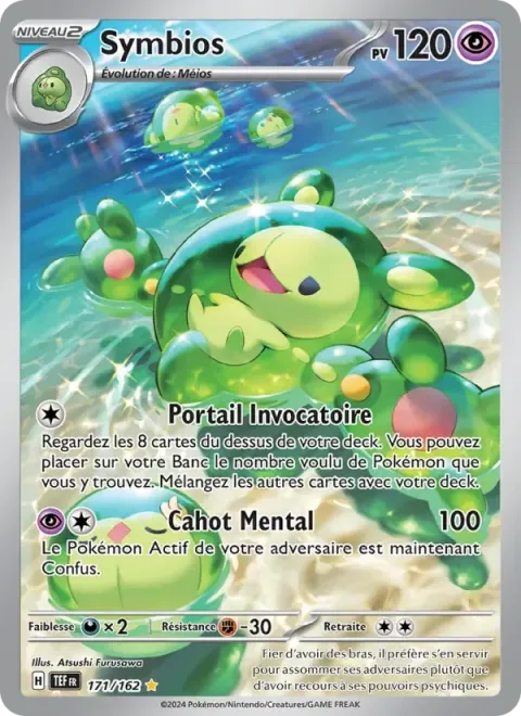Carte Pokémon Symbios 171/162, extension Forces Temporelles