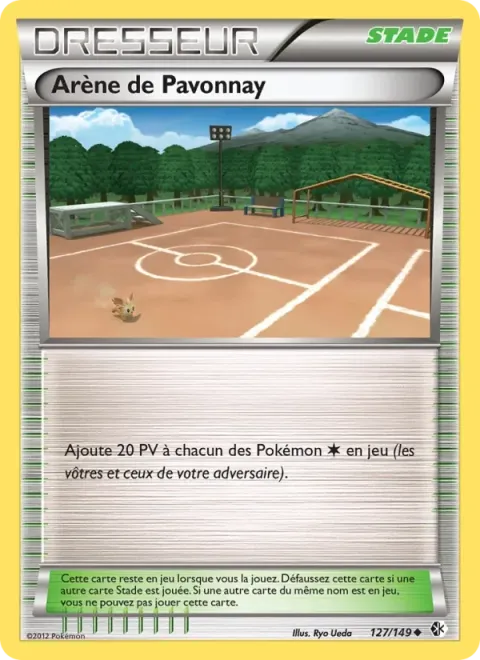 Carte Pokémon Arène de Pavonnay 127/149, extension Frontières Franchies
