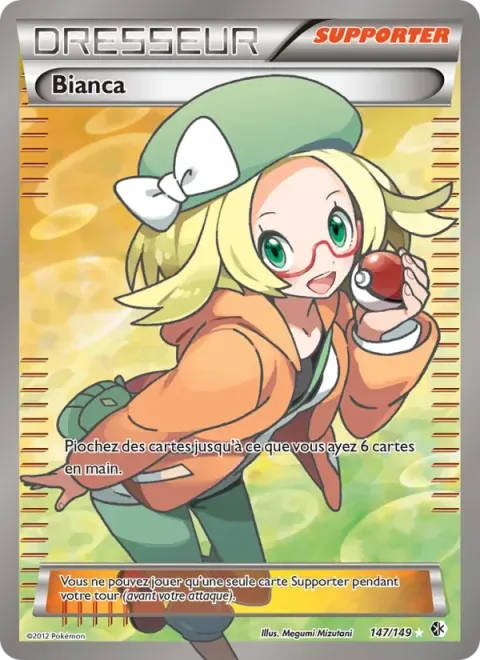 Carte Pokémon Bianca 147/149, extension Frontières Franchies