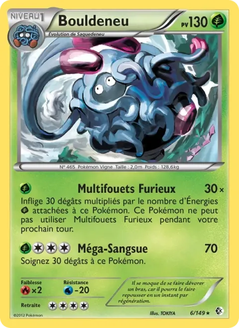 Carte Pokémon Bouldeneu 006/149, extension Frontières Franchies