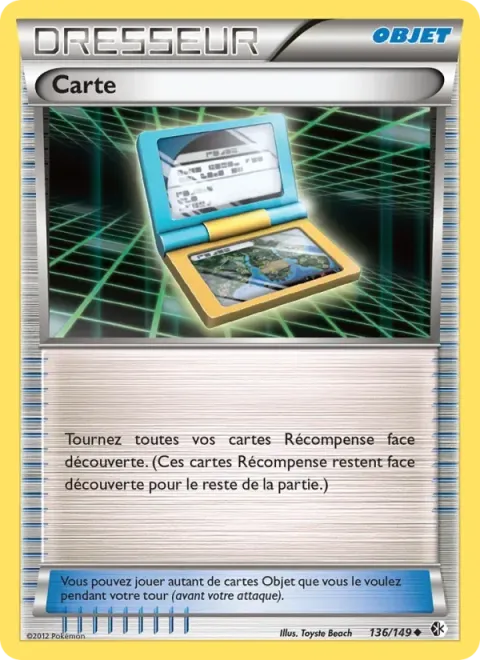Carte Pokémon Carte 136/149, extension Frontières Franchies