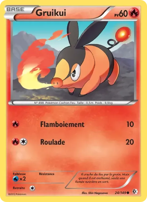 Carte Pokémon Gruikui 024/149, extension Frontières Franchies