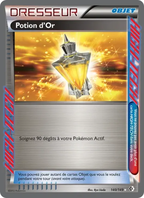 Carte Pokémon Potion d’Or 140/149, extension Frontières Franchies