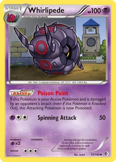 Carte Pokémon Scobolide 073/149, extension Frontières Franchies