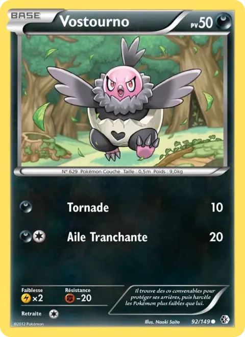 Carte Pokémon Vostourno 092/149, extension Frontières Franchies