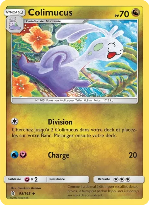 Carte Pokémon Colimucus 095/145, extension Gardiens Ascendants