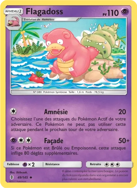 Carte Pokémon Flagadoss 049/145, extension Gardiens Ascendants