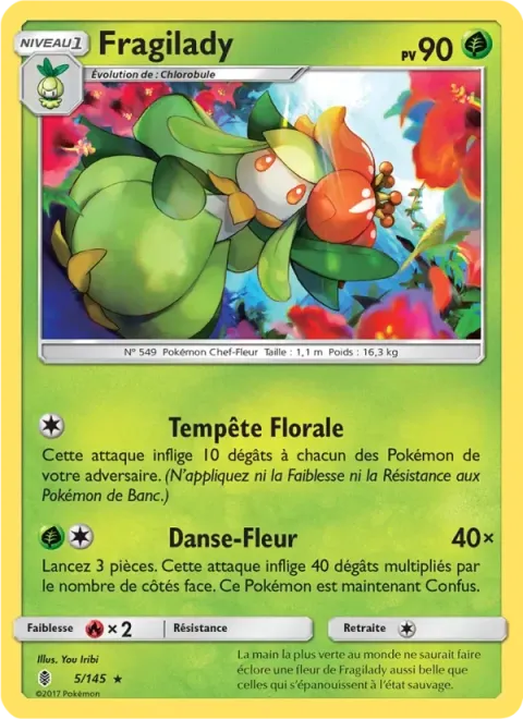 Carte Pokémon Fragilady 005/145, extension Gardiens Ascendants