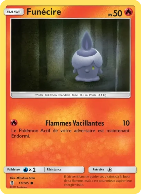 Carte Pokémon Funécire 011/145, extension Gardiens Ascendants