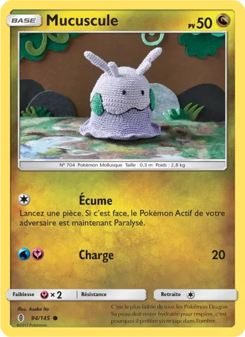 Carte Pokémon Mucuscule 094/145, extension Gardiens Ascendants
