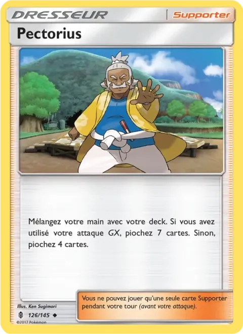 Carte Pokémon Pectorius 126/145, extension Gardiens Ascendants