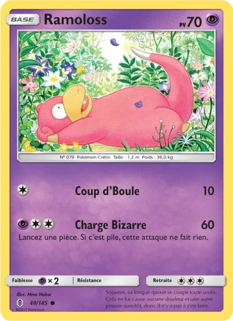 Carte Pokémon Ramoloss 048/145, extension Gardiens Ascendants