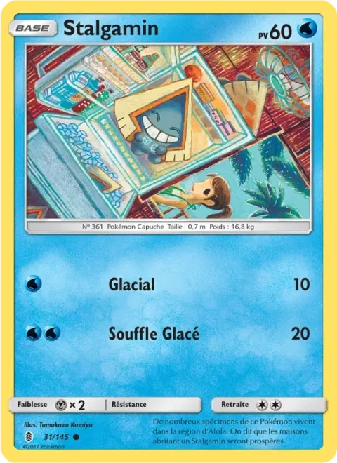 Carte Pokémon Stalgamin 031/145, extension Gardiens Ascendants