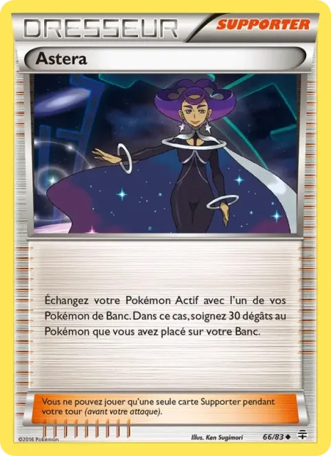 Carte Pokémon Astera 066/083, extension Générations