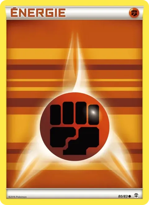 Carte Pokémon Énergie Combat de base 080/083, extension Générations
