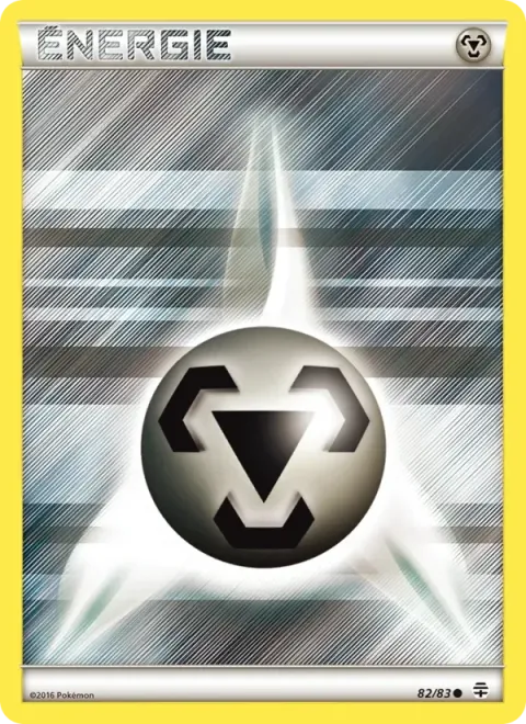 Carte Pokémon Énergie Métal de base 082/083, extension Générations