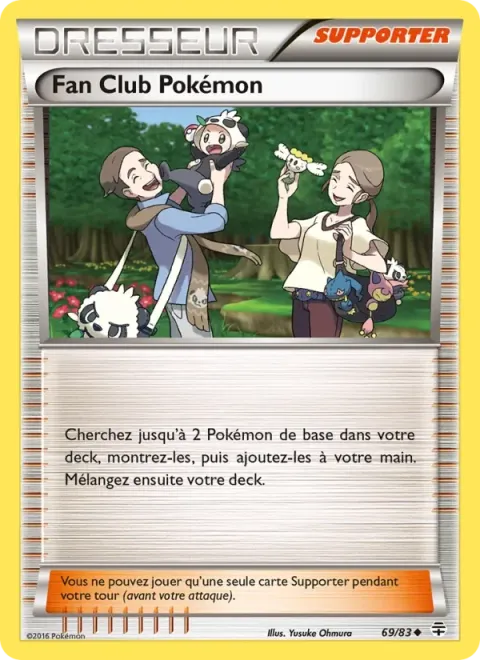 Carte Pokémon Fan Club Pokémon 069/083, extension Générations