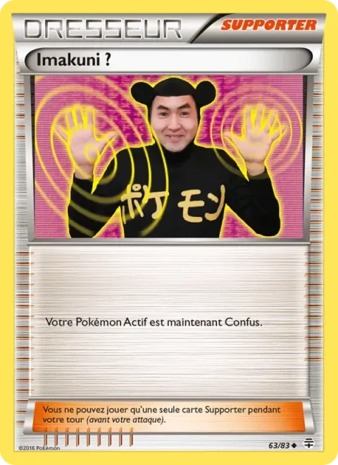 Carte Pokémon Imakuni ? 063/083, extension Générations