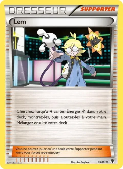 Carte Pokémon Lem 059/083, extension Générations