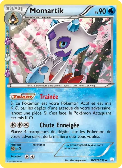 Carte Pokémon Momartik RC8/RC32, extension Générations