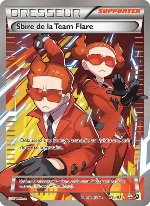 Carte Pokémon Sbire de la Team Flare 073/083, extension Générations