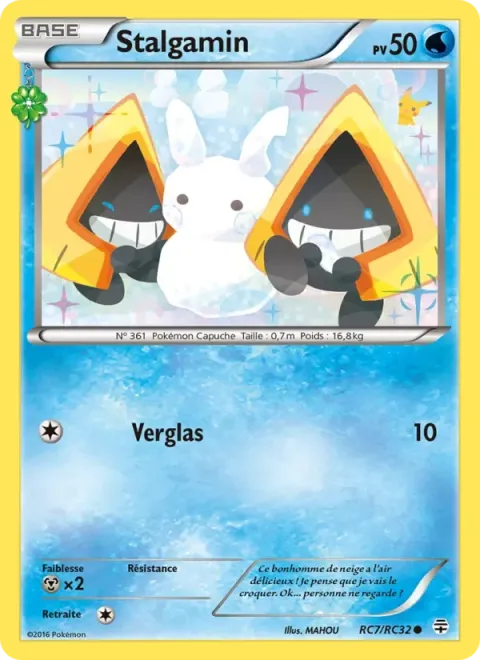 Carte Pokémon Stalgamin RC7/RC32, extension Générations