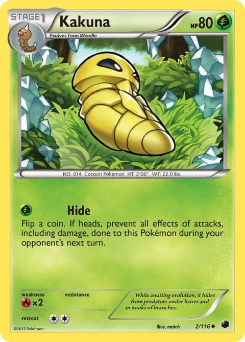 Carte Pokémon Coconfort 002/116, extension Glaciation Plasma