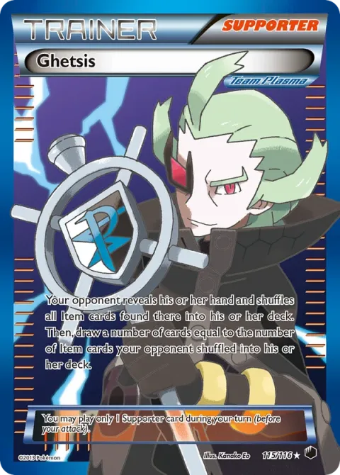 Carte Pokémon Ghetis 115/116, extension Glaciation Plasma
