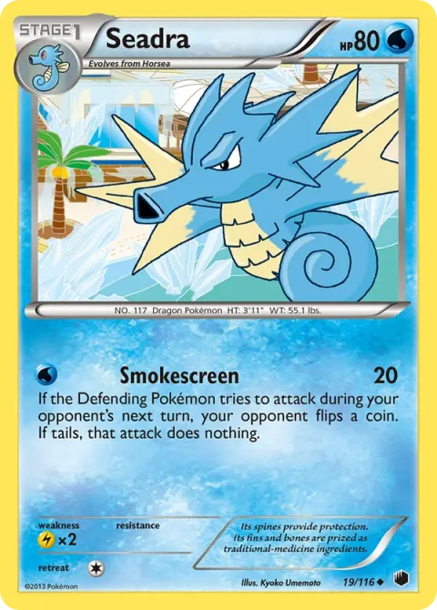 Carte Pokémon Hypocéan 019/116, extension Glaciation Plasma