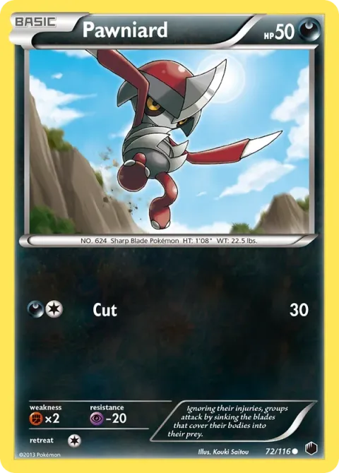 Carte Pokémon Scalpion 072/116, extension Glaciation Plasma