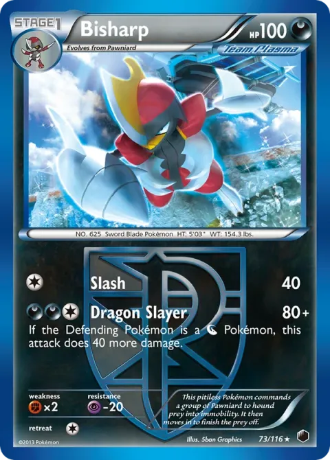 Carte Pokémon Scalproie 073/116, extension Glaciation Plasma