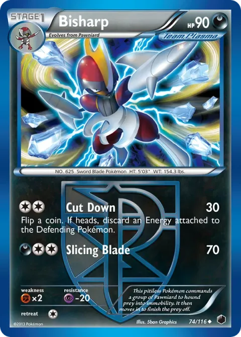 Carte Pokémon Scalproie 074/116, extension Glaciation Plasma