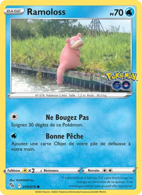 Carte Pokémon Ramoloss 019/078, extension Pokémon GO