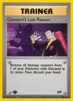 Carte Giovanni’s Last Resort 105/132