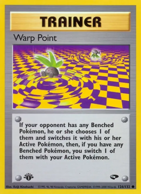 Carte Pokémon Point d’échange 126/132, extension Gym Challenge (sortie anglaise)