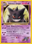 Carte Sabrina’s Gengar 029/132