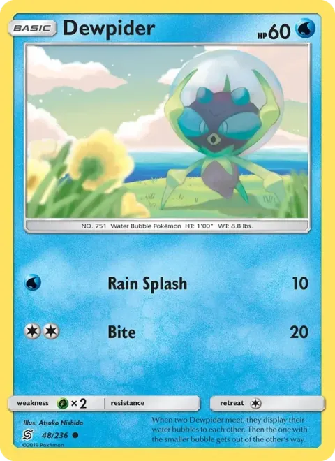 Carte Pokémon Araqua 048/236, extension Harmonie des Esprits
