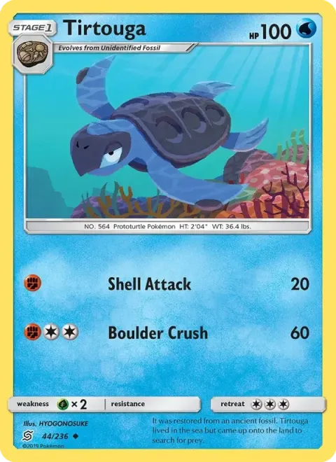 Carte Pokémon Carapagos 044/236, extension Harmonie des Esprits