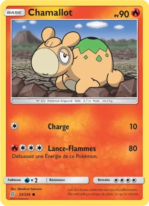 Carte Pokémon Chamallot 023/236, extension Harmonie des Esprits