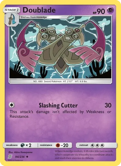 Carte Pokémon Dimoclès 094/236, extension Harmonie des Esprits