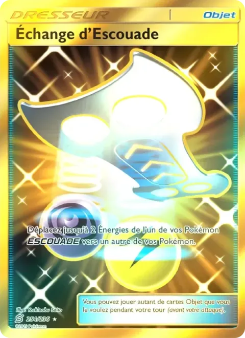Carte Pokémon Échange d’Escouade 254/236, extension Harmonie des Esprits