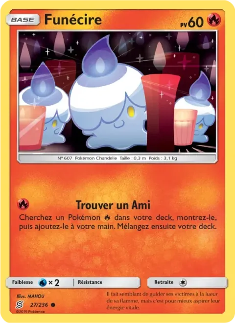 Carte Pokémon Funécire 027/236, extension Harmonie des Esprits